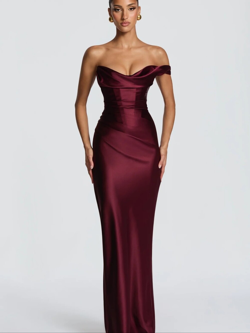 babyboo Thalassa Long Dress - Cherry Lacquer NWT $180 XL - Picture 11 of 13